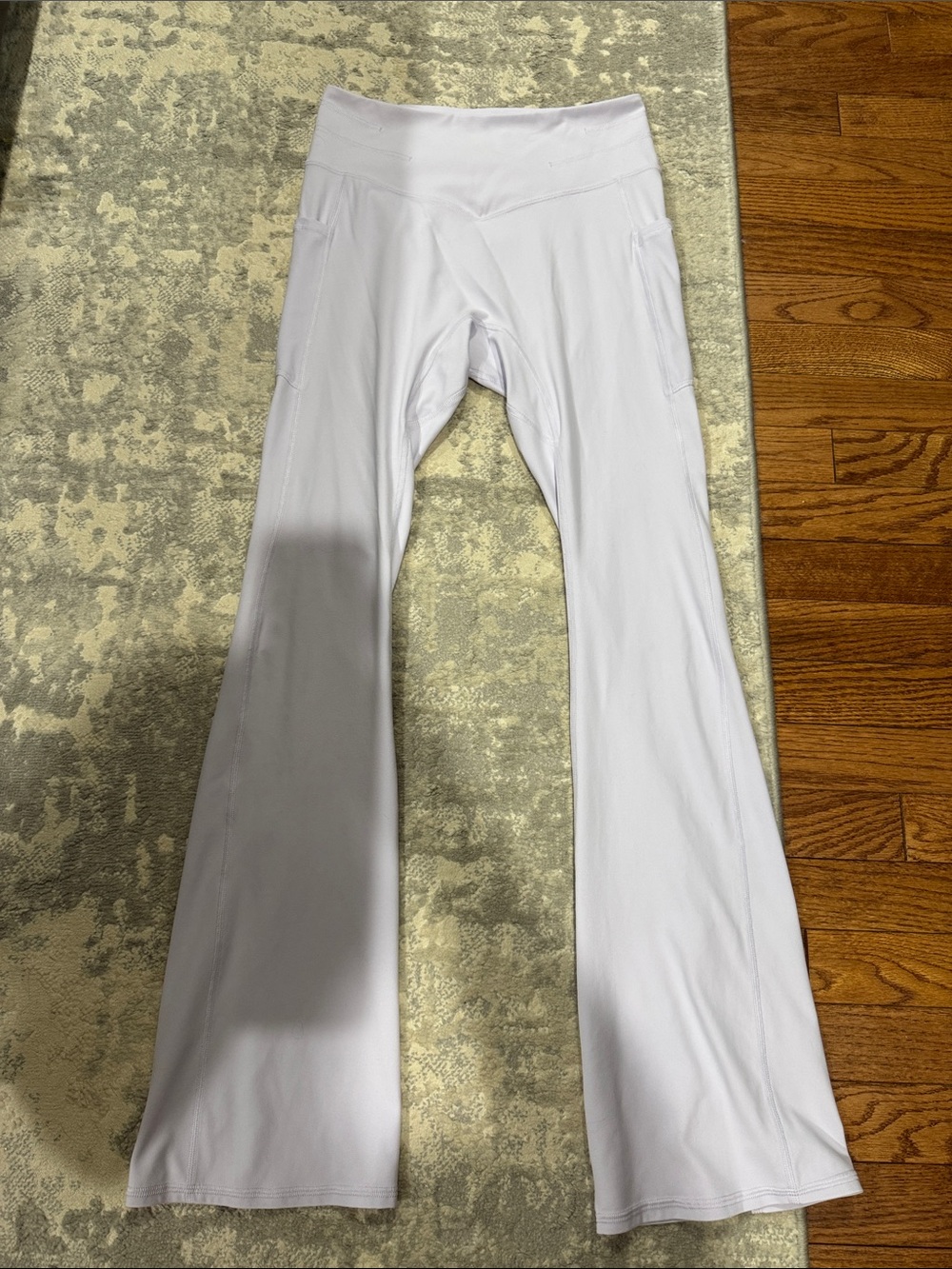 FP Movement by Free People White Flare Leggings